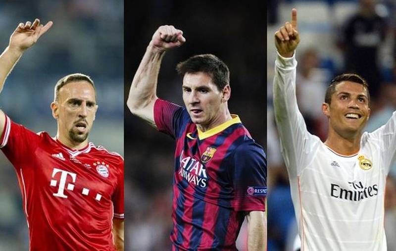 Ribéry Messi Y Ronaldo Son Los Finalistas Al Balón De Oro Publimetro Perú