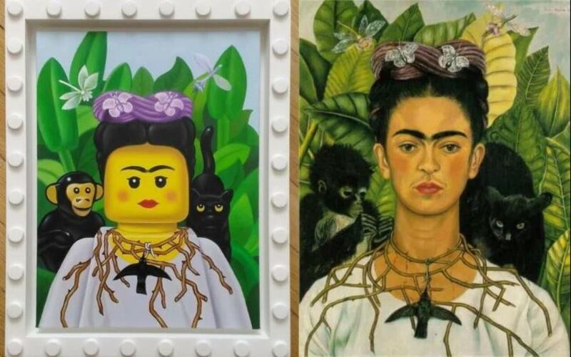 Frida Kahlo y su versión en LEGO