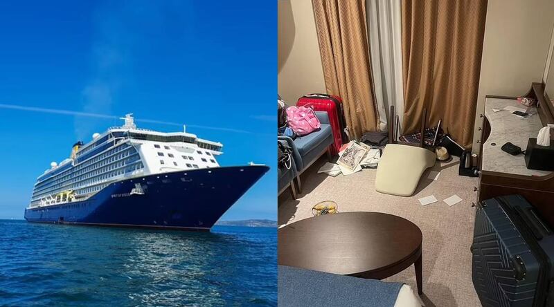 Generó daños en el crucero