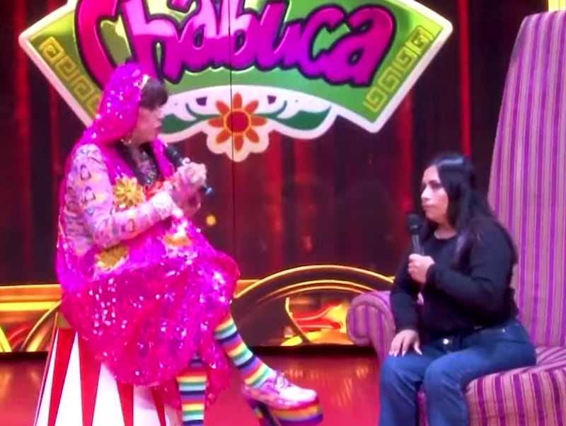 Lis Padilla fue invitada al circo de la Chola Chabuca.