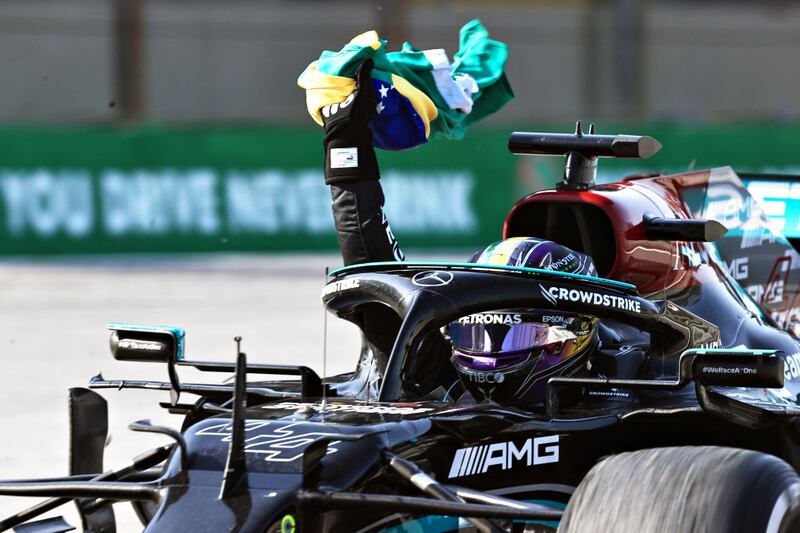 Lewis Hamilton ganó el Gran Premio de Brasil en 2021