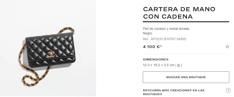 Cartera Chanel