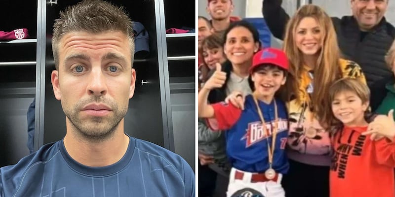 Piqué Shakira y sus hijos