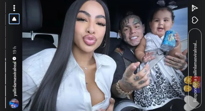 Yailín y Tekashi posaron juntos