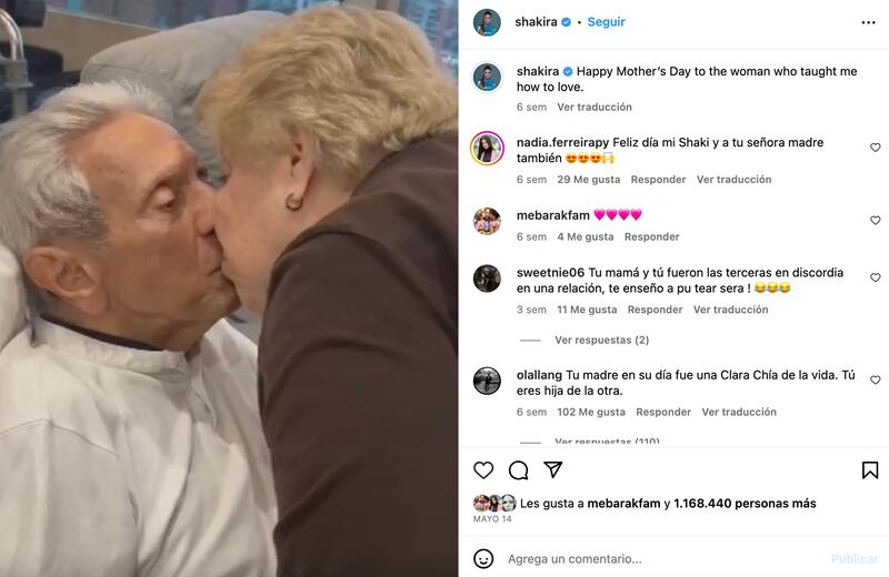 William Mebarak y Nidia Ripoll papás de Shakira