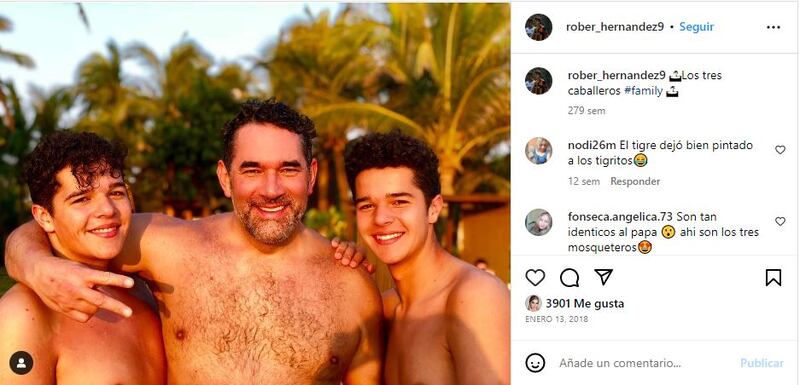 Roberto y Eduardo tienen buenas relaciones tanto con su madre como con su padre