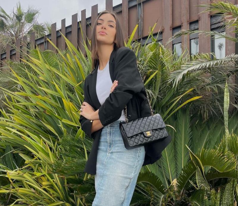 El blazer negro, una pieza favorita de Natalie Vértiz