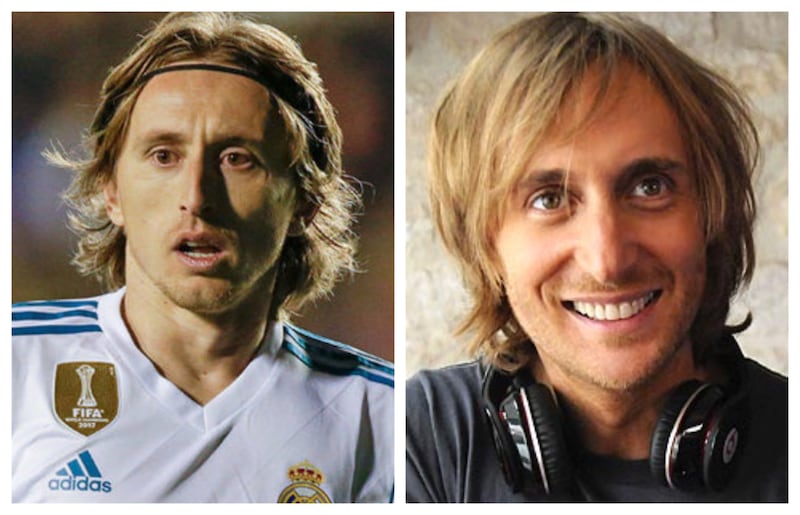 Luka Modric y David Guetta