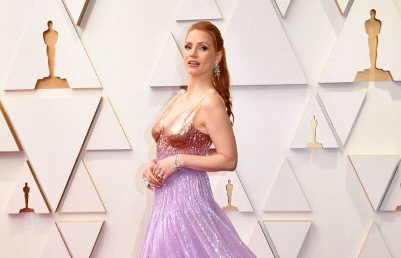 Jessica Chastain en los Premios Oscar 2022