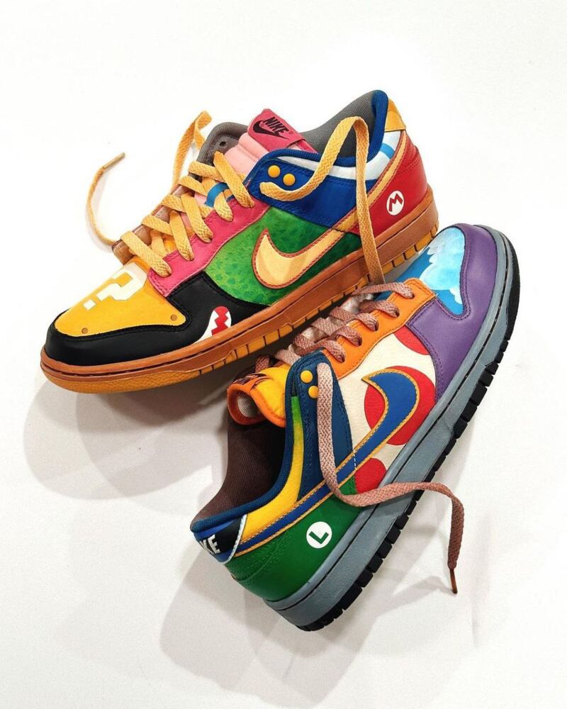 Nike Dunk Low What The Mario