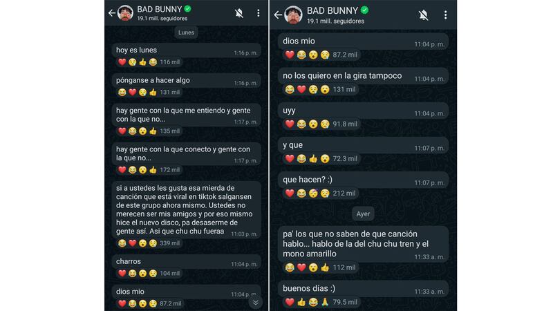 Bad Bunny está molesto porque una canción creada usando su voz con inteligencia artificial se hizo viral en redes sociales