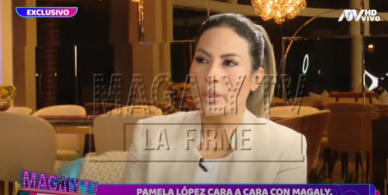 Magaly Medina entrevista a Pamela López.