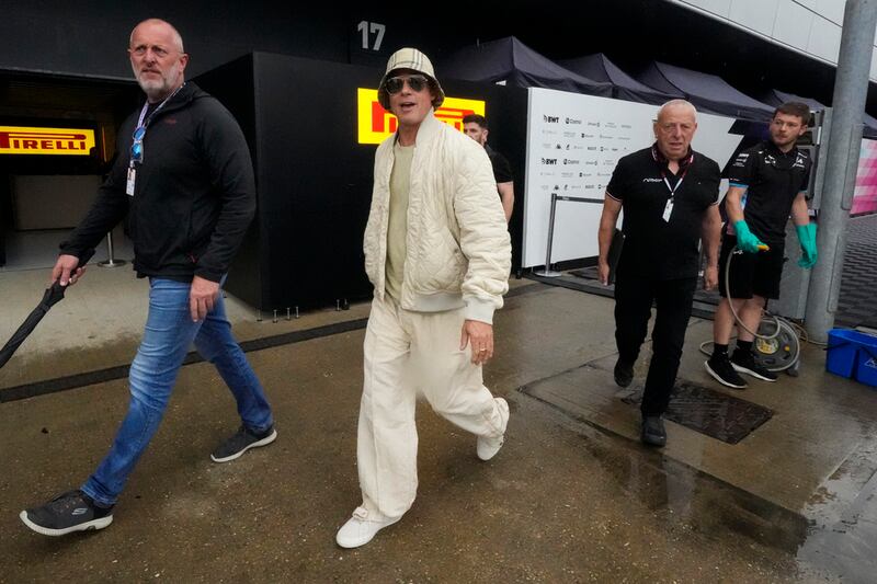 Brad Pitt en Silverstone