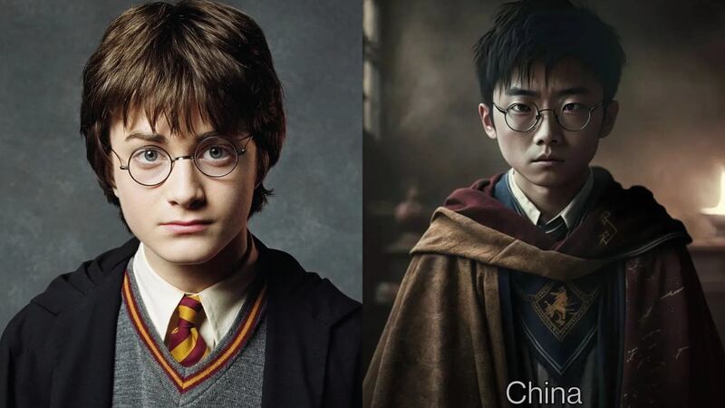 Así se vería un Potter chino gracias a la Inteligencia Artificial