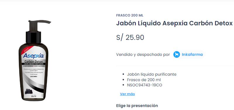 Jabón para piel grasa