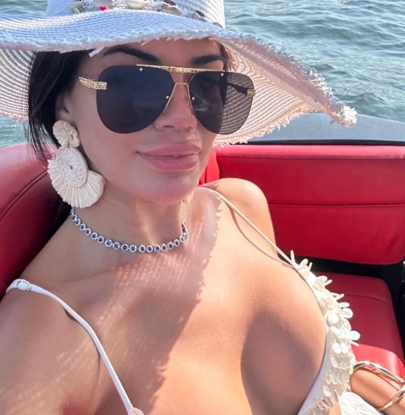 Samantha Batallanos, de paseo en plena Semana Santa