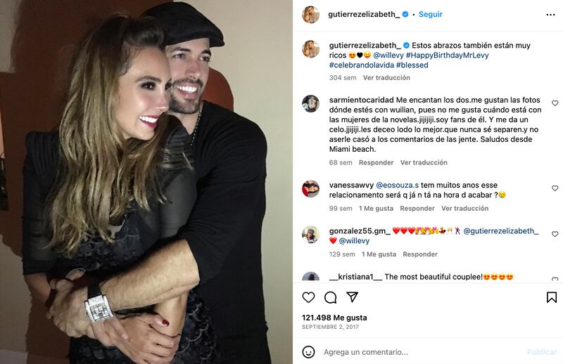 William Levy y Elizabeth Gutiérrez