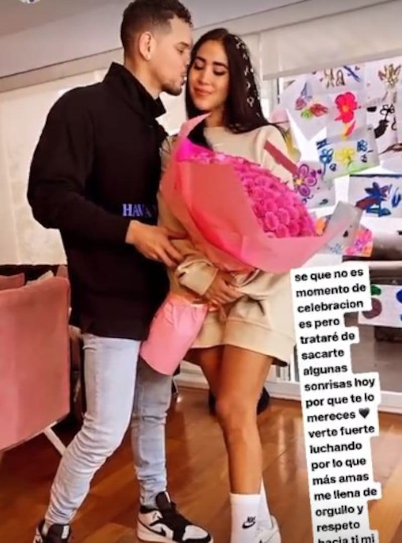 Anthony Aranda consintió a Melissa Paredes en su cumpleaños