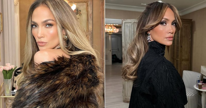 Jennifer Lopez impactó con el vestido de la venganza más sensual y revelador.