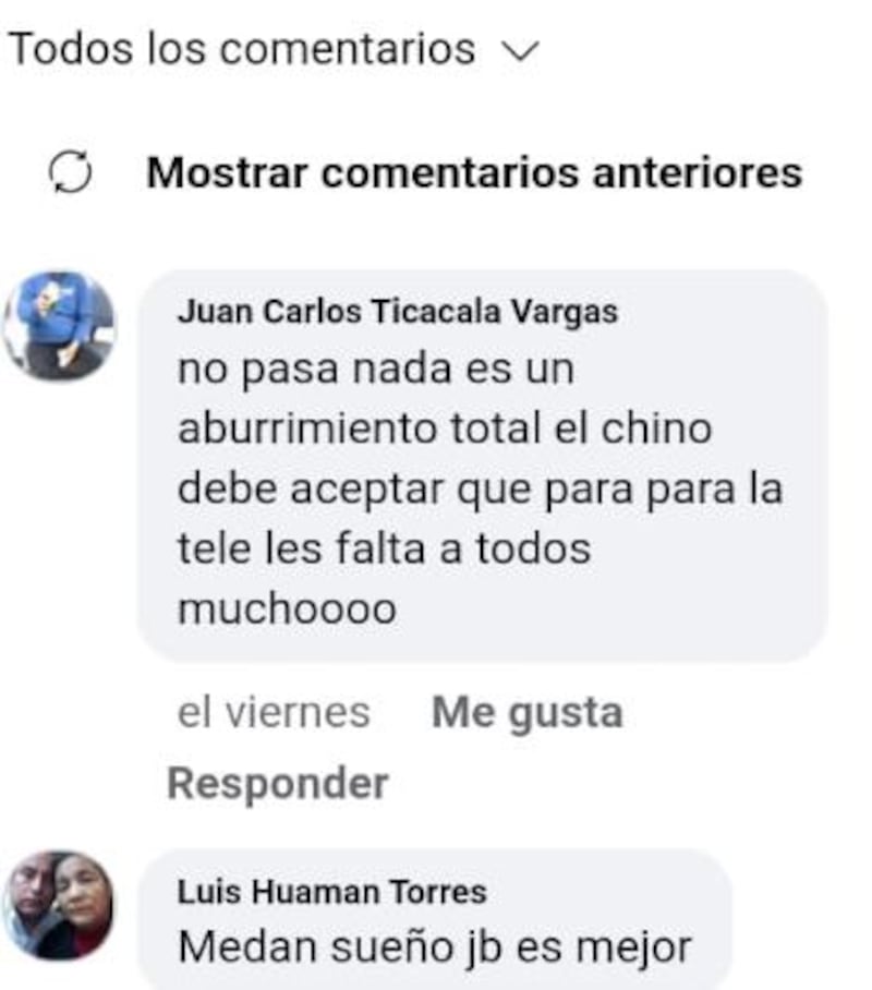 Reacciones del público Jirón del Humor