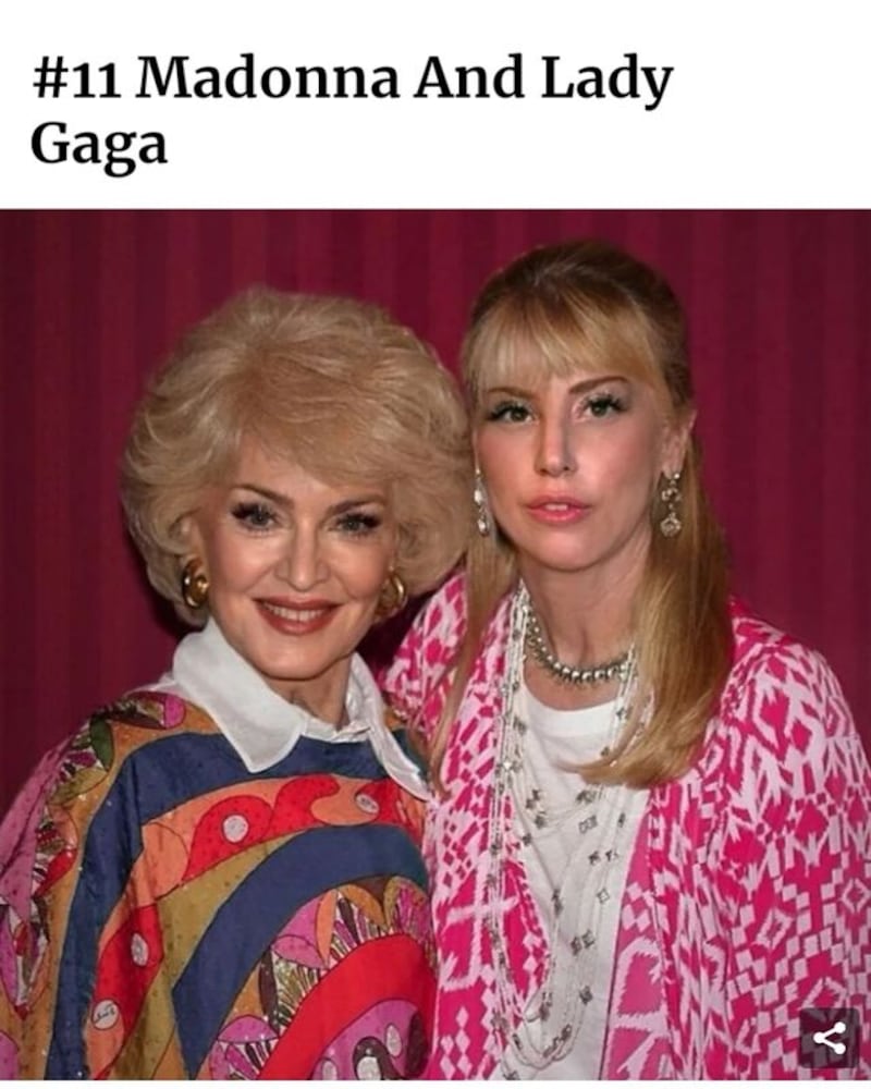 Madonna y Lady Gaga