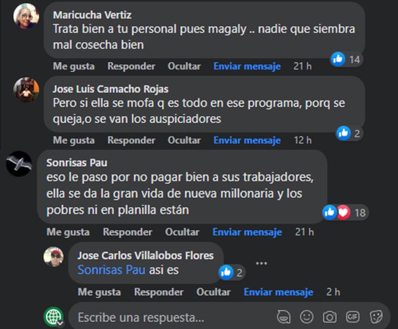 Comentarios para Magaly Medina