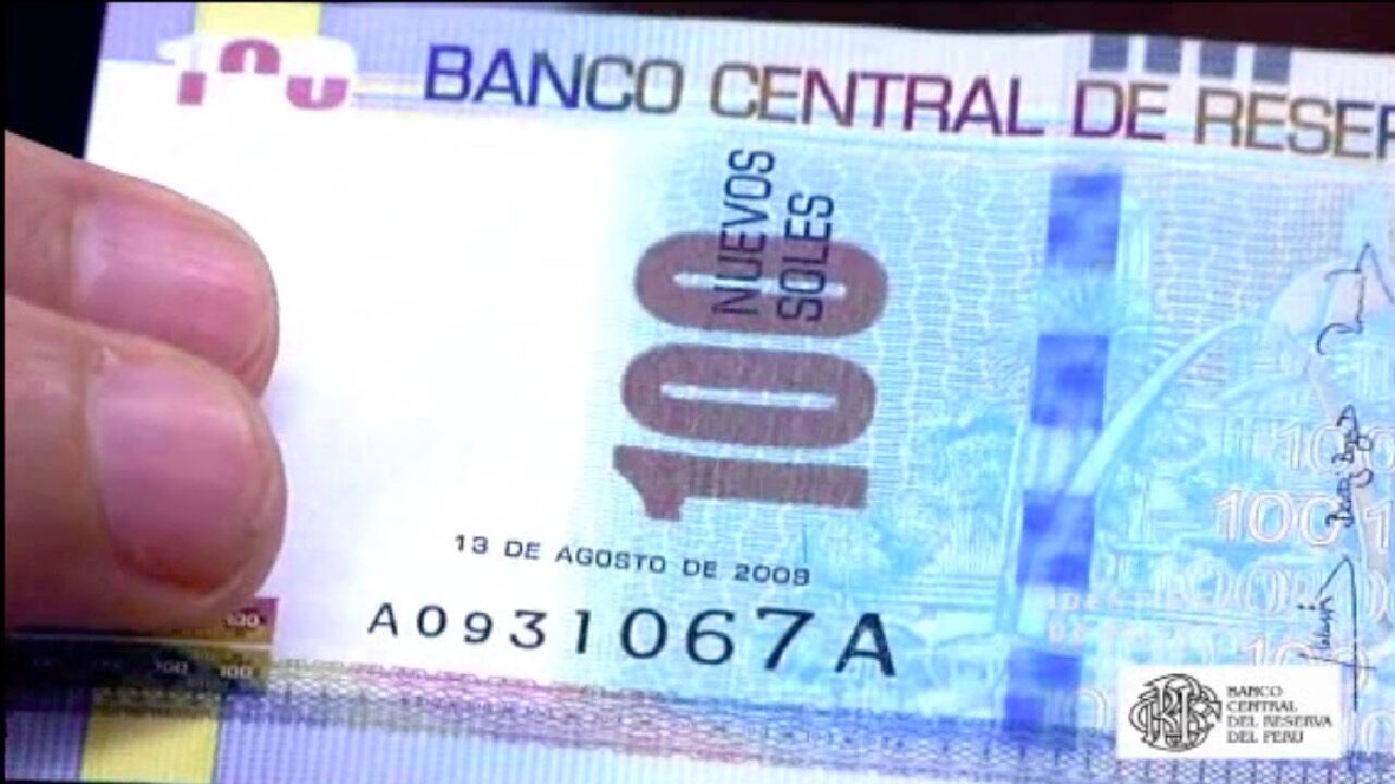 El Banco Central de Reserva del Perú comparte tres acciones para identificar los billetes falsos