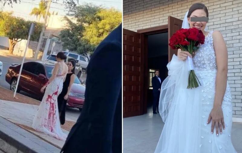 Este incidente no impidió la boda