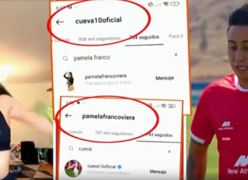 Pamela Franco ya se Christian Cueva se "siguen" en redes sociales.