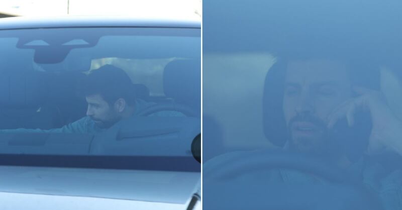 Gerard Piqué esperó a uno de sus hijos 30 minutos frente a la mansión de Shakira