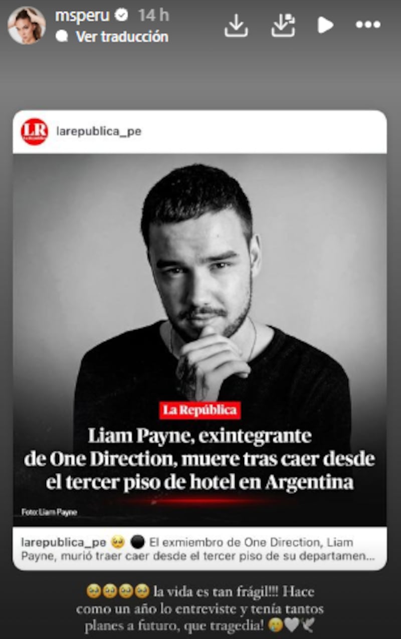 Liam Payne murió.