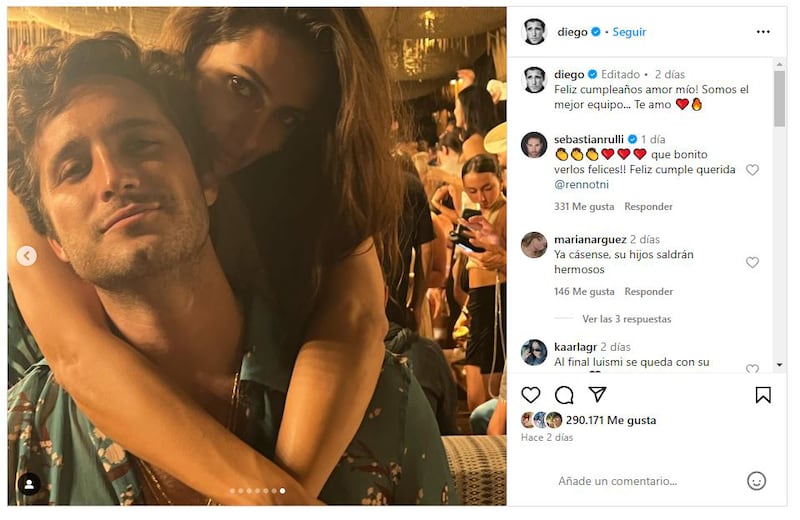 Diego Boneta celebró el cumpleaños de Renata Notni con esta tierna publicación