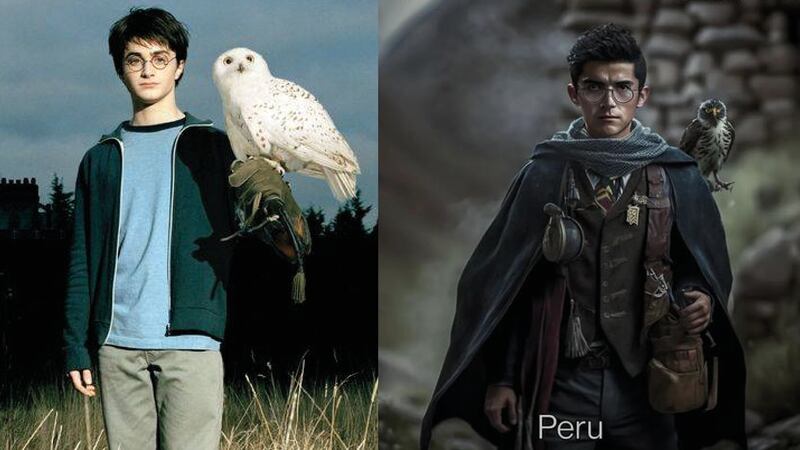 El personaje de Potter se encuentra en Machu Picchu