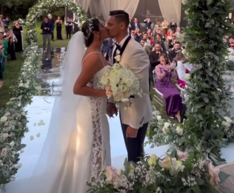 Melissa Paredes se casó con el coreógrafo Anthony Aranda.