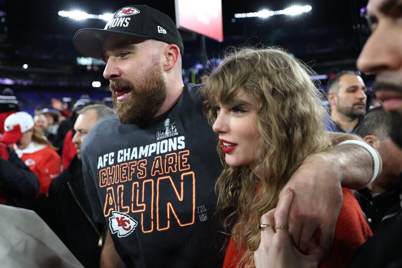 Travis Kelce y Taylor Swift