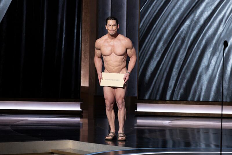 John Cena desnudo en los Oscar