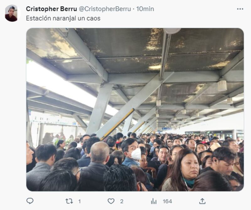 Caos en el Metropolitano por protestas en Naranjal.