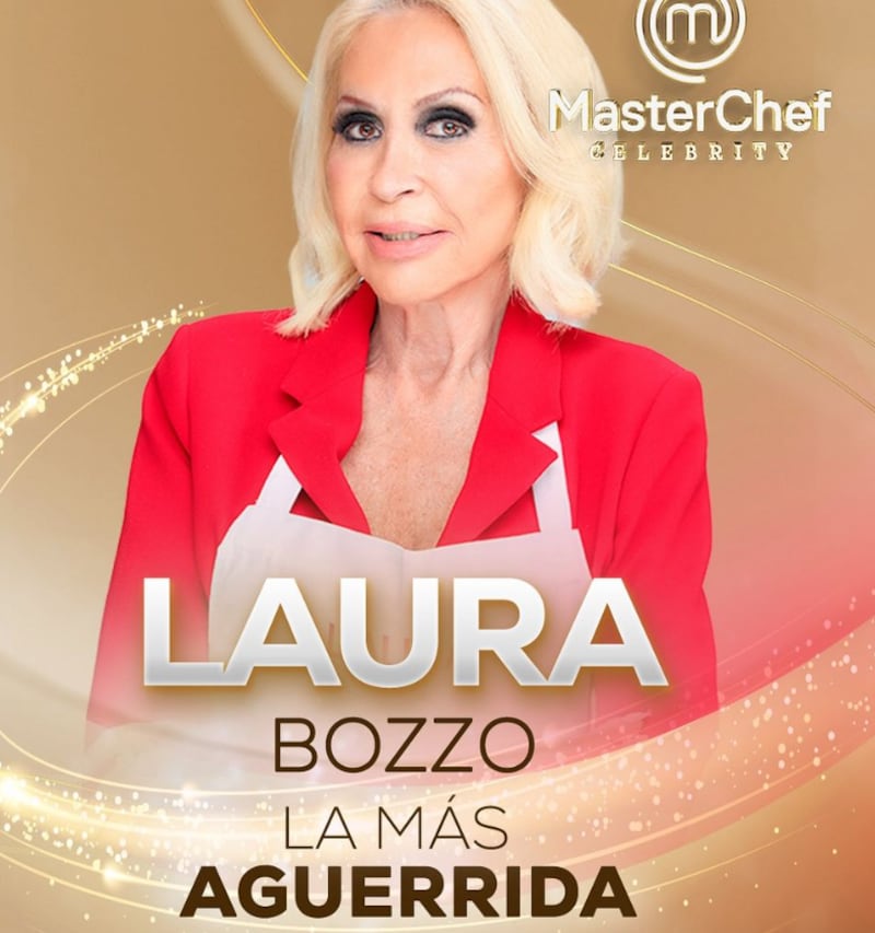 Laura Bozzo premiada en el Masterchef Celebrity México 2024.