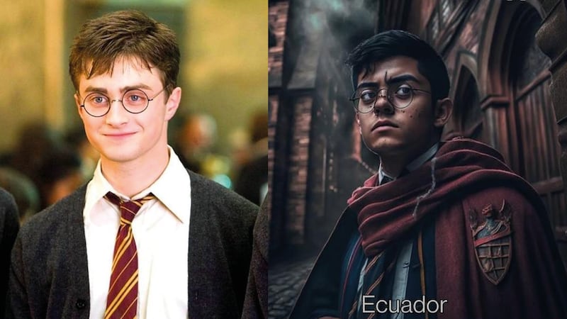 A través de la Inteligencia Artificial mostró a Potter en Ecuador