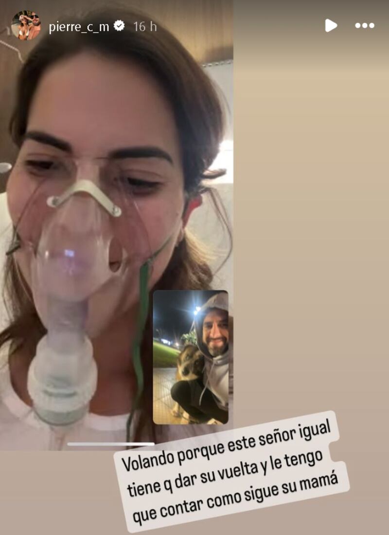 Valeria Piazza fue internada por delicado estado de salud.