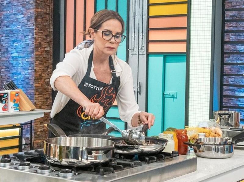 Karina Calmet en El Gran Chef Famosos.