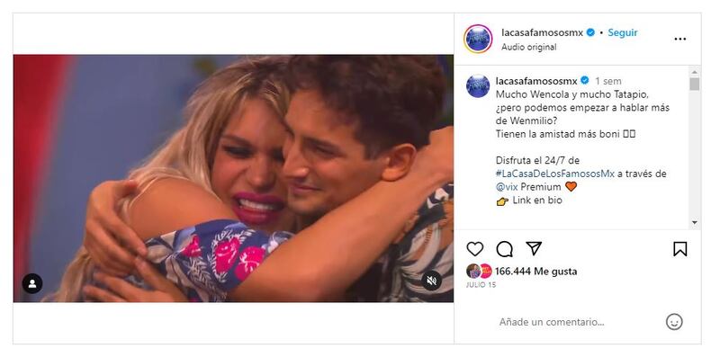 Emilio Osorio y Wendy Guevara han forjado amistad en 'La casa de los famosos México'