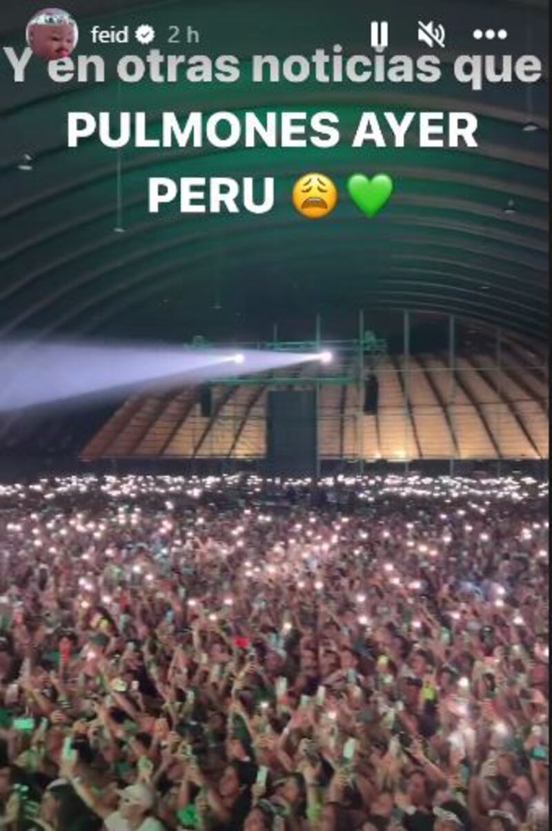 Concierto de Ferxxo en Lima