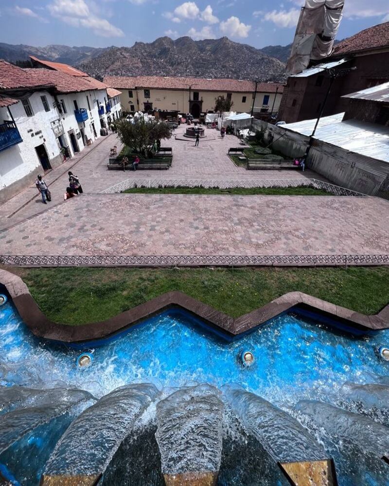 La fuente de la plaza de San Blas