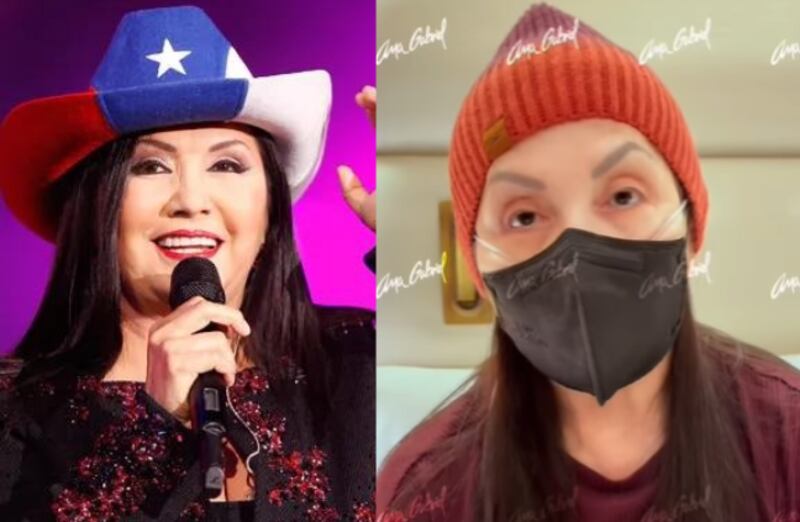 La cantante mexicana Ana Gabriel informó en su cuenta de Instagram que producto de la grave neumonía que sufre, retornará a Miami para enfrentar su complicado estado de salud, posponiendo los conciertos que tenía agendados, tanto en Chile como Paraguay y Brasil.
Luciendo un gorro de lana y mascarilla, la artista lamentó no poder estar junto a sus fieles seguidores, pero determinó priorizar por su bienestar, puesto que no siente ninguna mejoría a pesar de todos los cuidados médicos que ha recibido. 
“Viendo las condiciones en que me encuentro, pospuse Santiago de Chile, Paraguay y eh pospuesto Brasil. Dada las condiciones médicas regreso a Miami y poderme reponer de esta neumonía porque no vemos un cambio favorable, sigo estando con mucho medicamento”, contó con tristeza. 
Además, enfatizó que “es mi vida, mi salud, es mí música. Son ustedes. Gracias por el entendimiento y cuídense que yo les voy  cumplir”.
La gira de Ana Gabriel fue pospuesta para el 7 de junio en el Movistar Arena, 11 de junio en Paraguay y 26 de julio en Brasil.