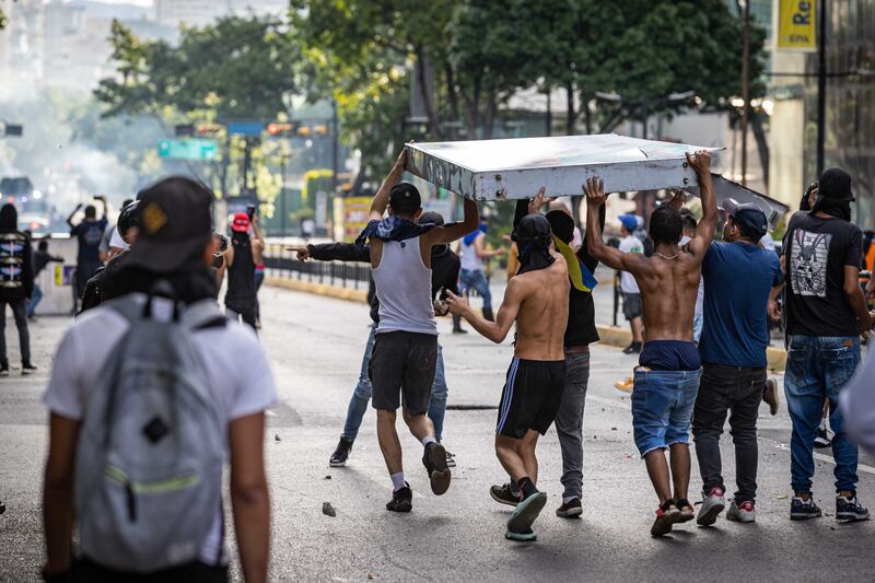 Protestas en Caracas