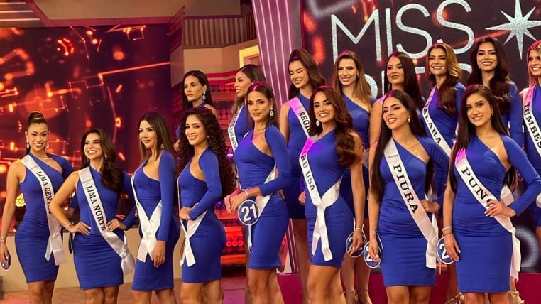 Miss Perú 2024 rumbo a su gala final en Callao.
