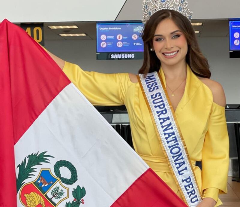 Nathaly Terrones busca la corona de Miss Supranational en Polonia.