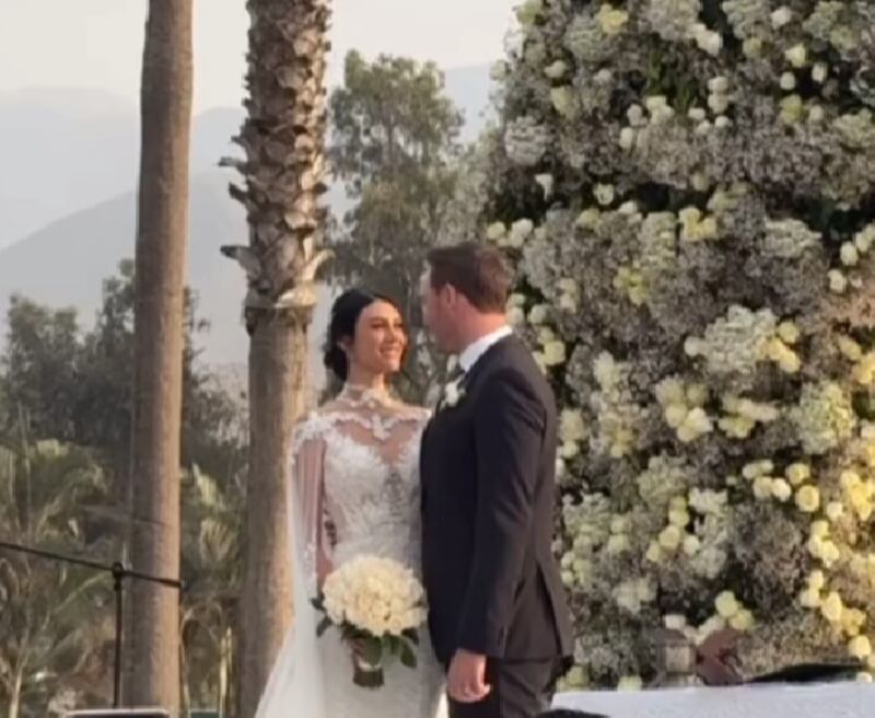 George Forsyth y Sonia La Torre dieron el "sí" en una elegante boda