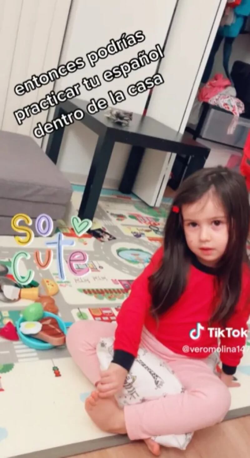 La nena se volvió viral con su honestidad y ternura